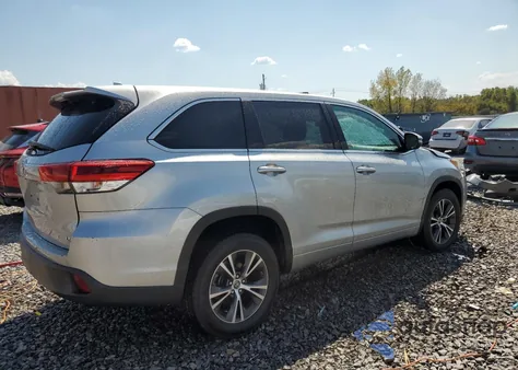 2018 Toyota Highlander Le from USA, damaged, VIN 5TDZZRFH1JS286020